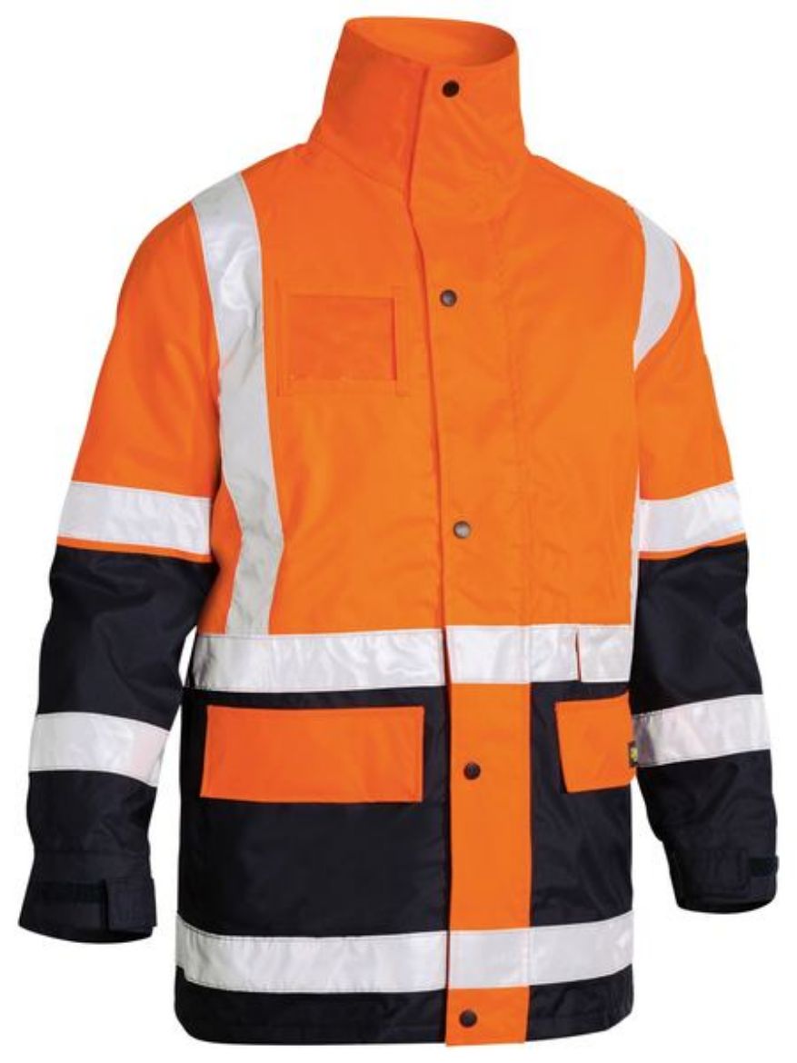 Picture of Bisley Taped Hi Vis 5 In 1 Rain Jacket